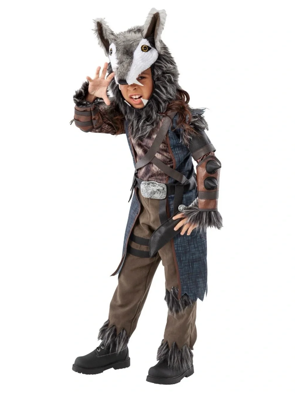 NWT Teetot Dark Forest Werewolf Childs Costume Size 7/8